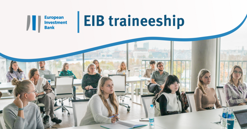 ACDP's partner EIB looking for a trainee